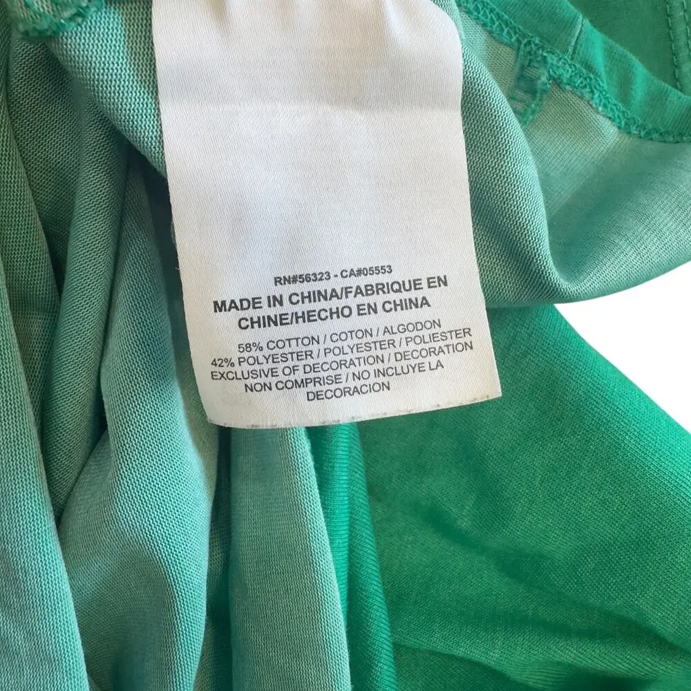 Nike Dri-Fit Women’s Short Sleeve Nike T-Shirt Size‎ Small Green Tee Swish Navy